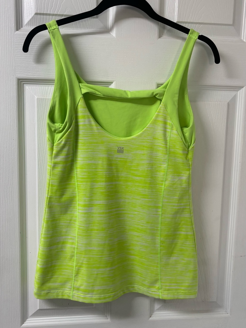 Made Sexy by Victoria's Secret Neon Green Athletic Tank Top Women’s Medium - Picture 4 of 6